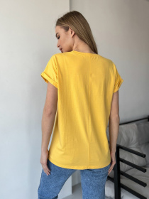 Футболка ISSA Plus модель WN20-453_yellow Фото