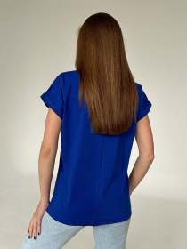 Футболка ISSA Plus модель WN20-453_blue Фото