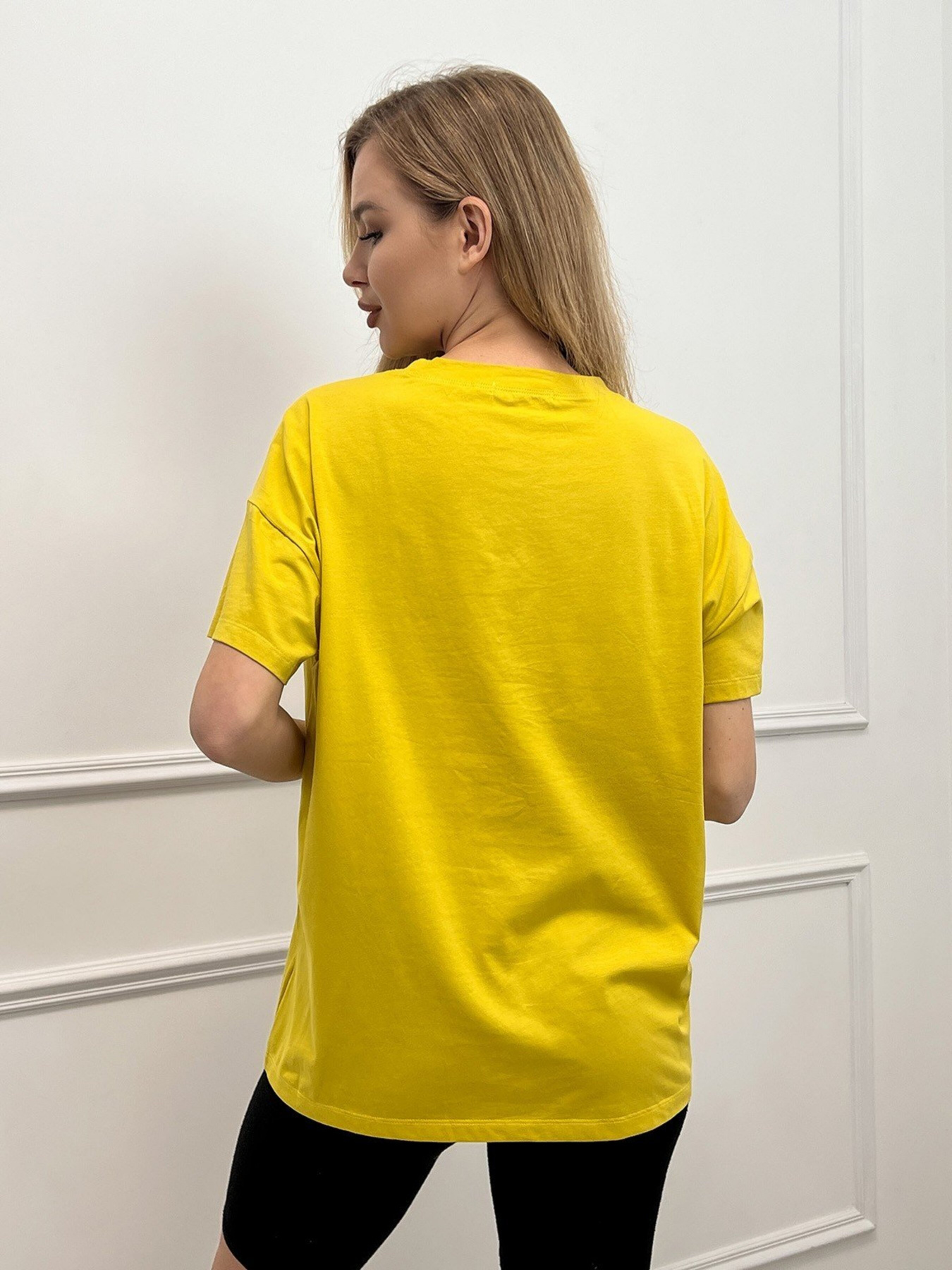 Футболка ISSA Plus модель WN20-454_yellow Фото