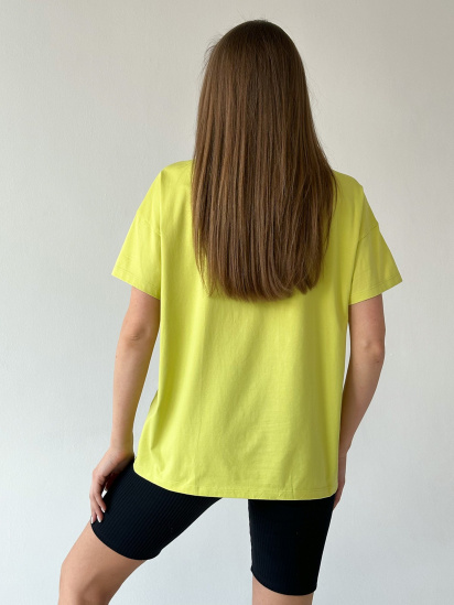 Футболка ISSA Plus модель WN20-454_lightgreen — фото 3 - INTERTOP