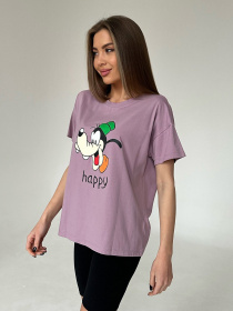 Футболка ISSA Plus модель WN20-454_darkpink Фото