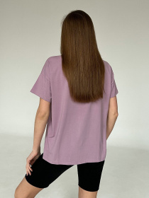 Футболка ISSA Plus модель WN20-454_darkpink Фото