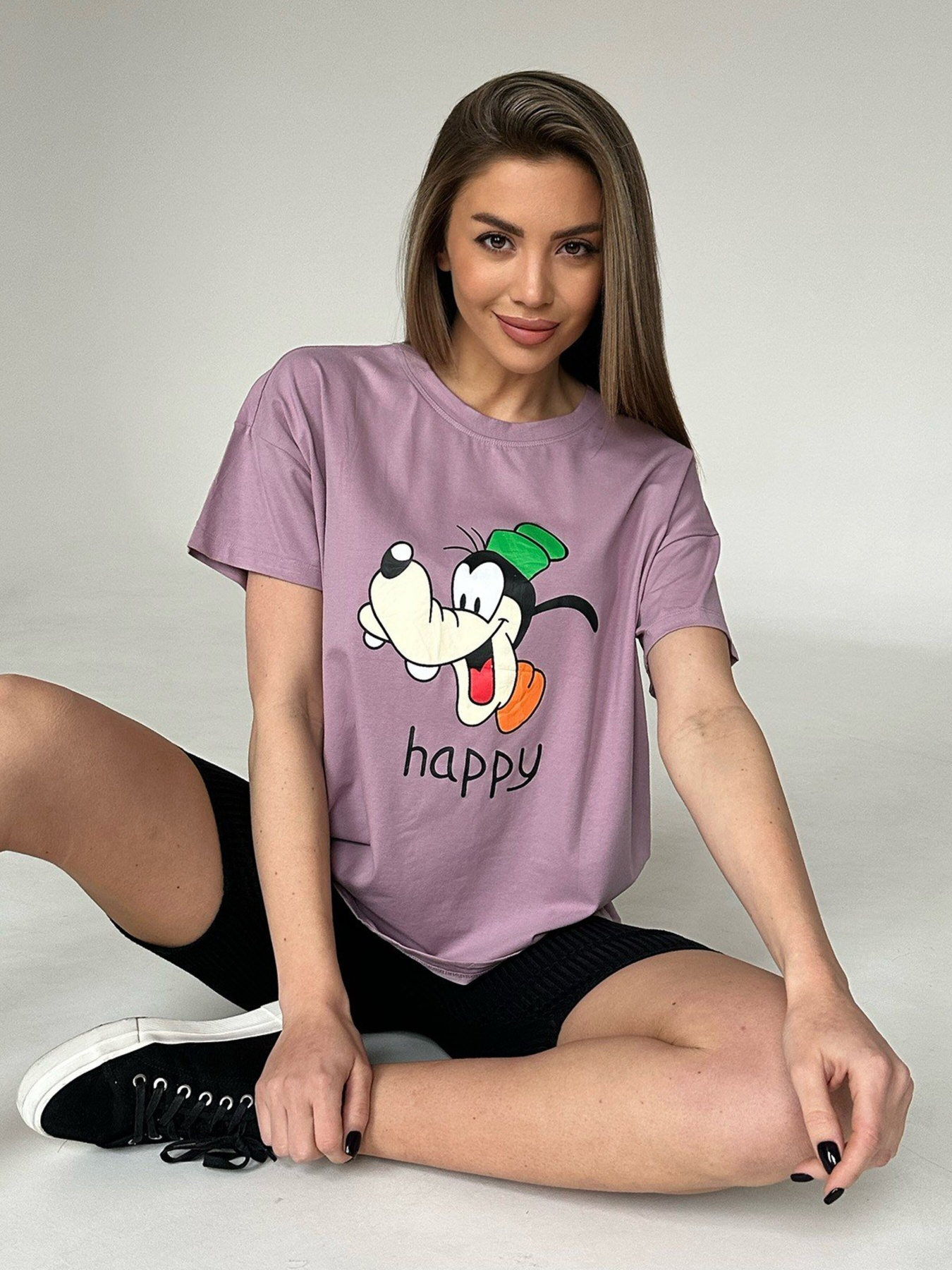 Футболка ISSA Plus модель WN20-454_darkpink Фото