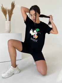 Футболка ISSA Plus модель WN20-454_black Фото