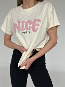 Футболки и поло ISSA Plus модель WN20-455_beige Фото