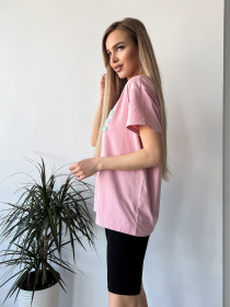 Футболка ISSA Plus модель WN20-455_pink Фото