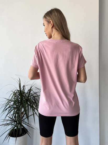 Футболка ISSA Plus модель WN20-455_pink — фото 3 - INTERTOP