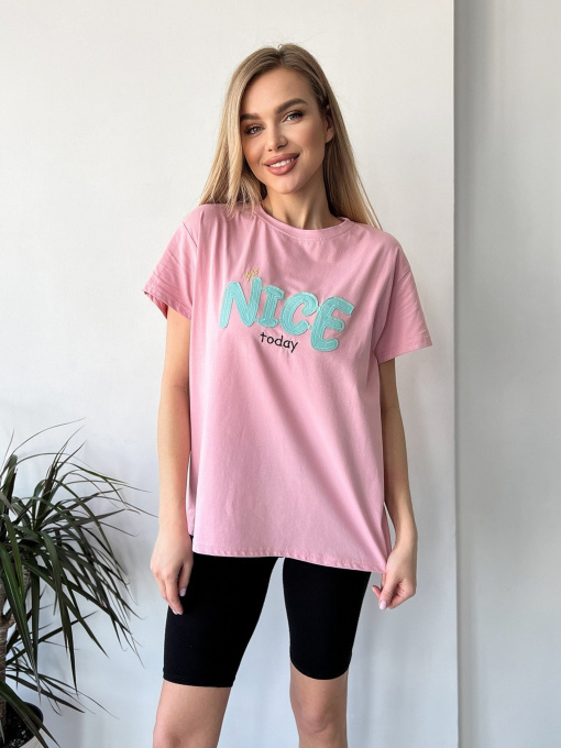 Футболка ISSA Plus модель WN20-455_pink Фото