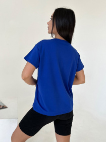 Футболка ISSA Plus модель WN20-455_blue Футболка ISSA Plus модель WN20-455_blue Фото