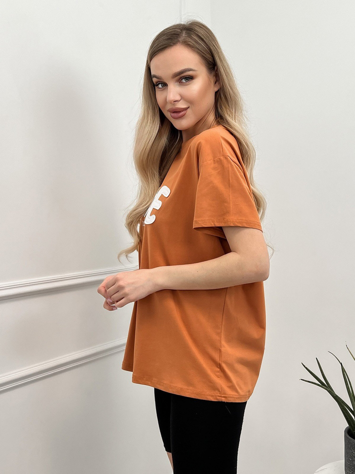 Футболка ISSA Plus модель WN20-455_terracotta Фото