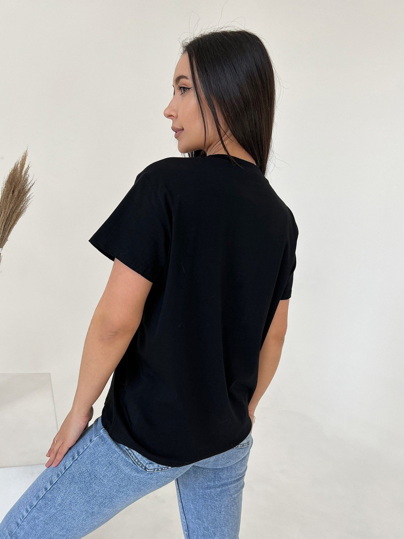 Футболка ISSA Plus модель WN20-455_black Фото