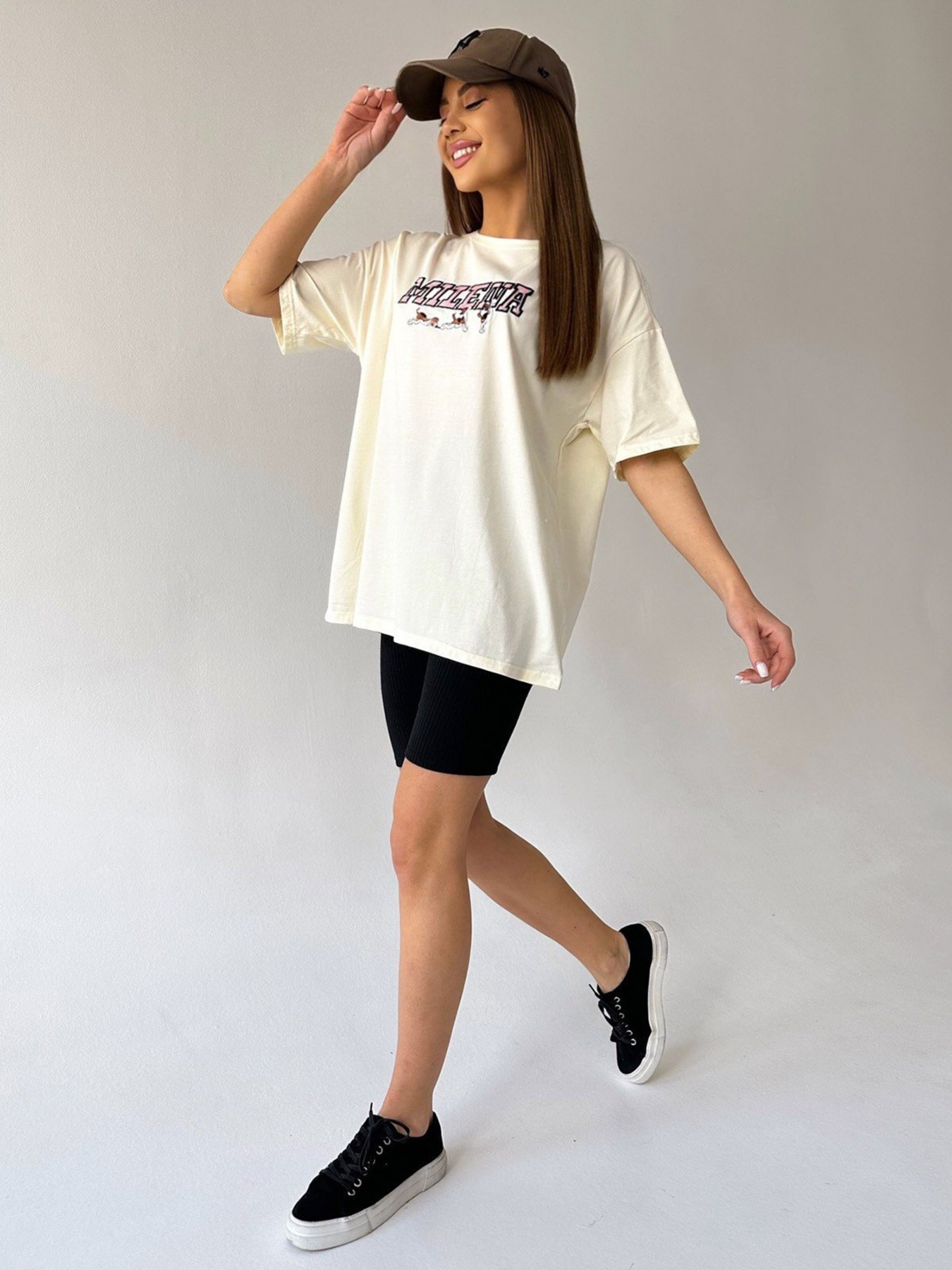 Футболка ISSA Plus модель WN20-456_beige Фото