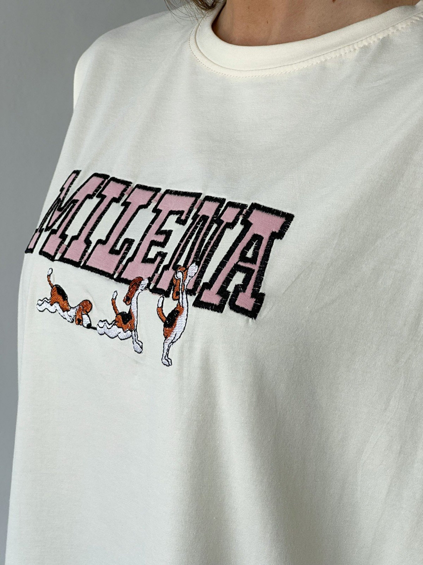 Футболка ISSA Plus модель WN20-456_beige Фото