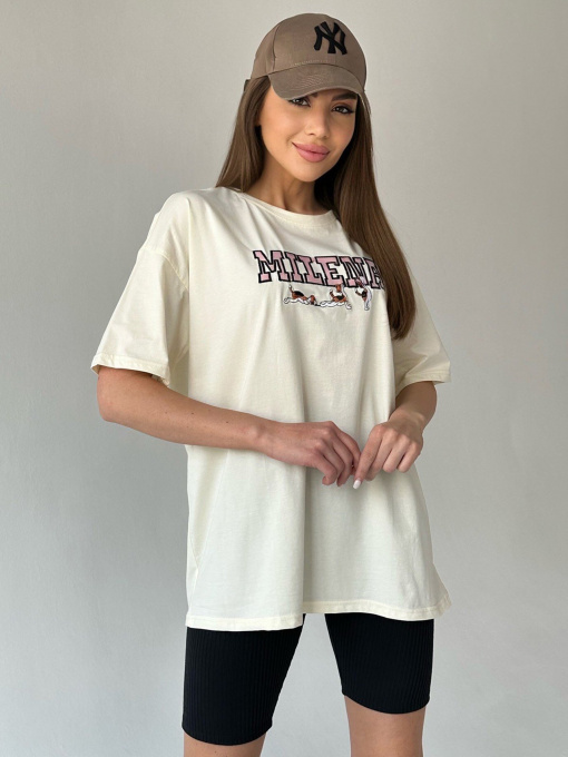 Футболка ISSA Plus модель WN20-456_beige Фото