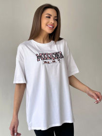 Футболка ISSA Plus модель WN20-456_white Фото