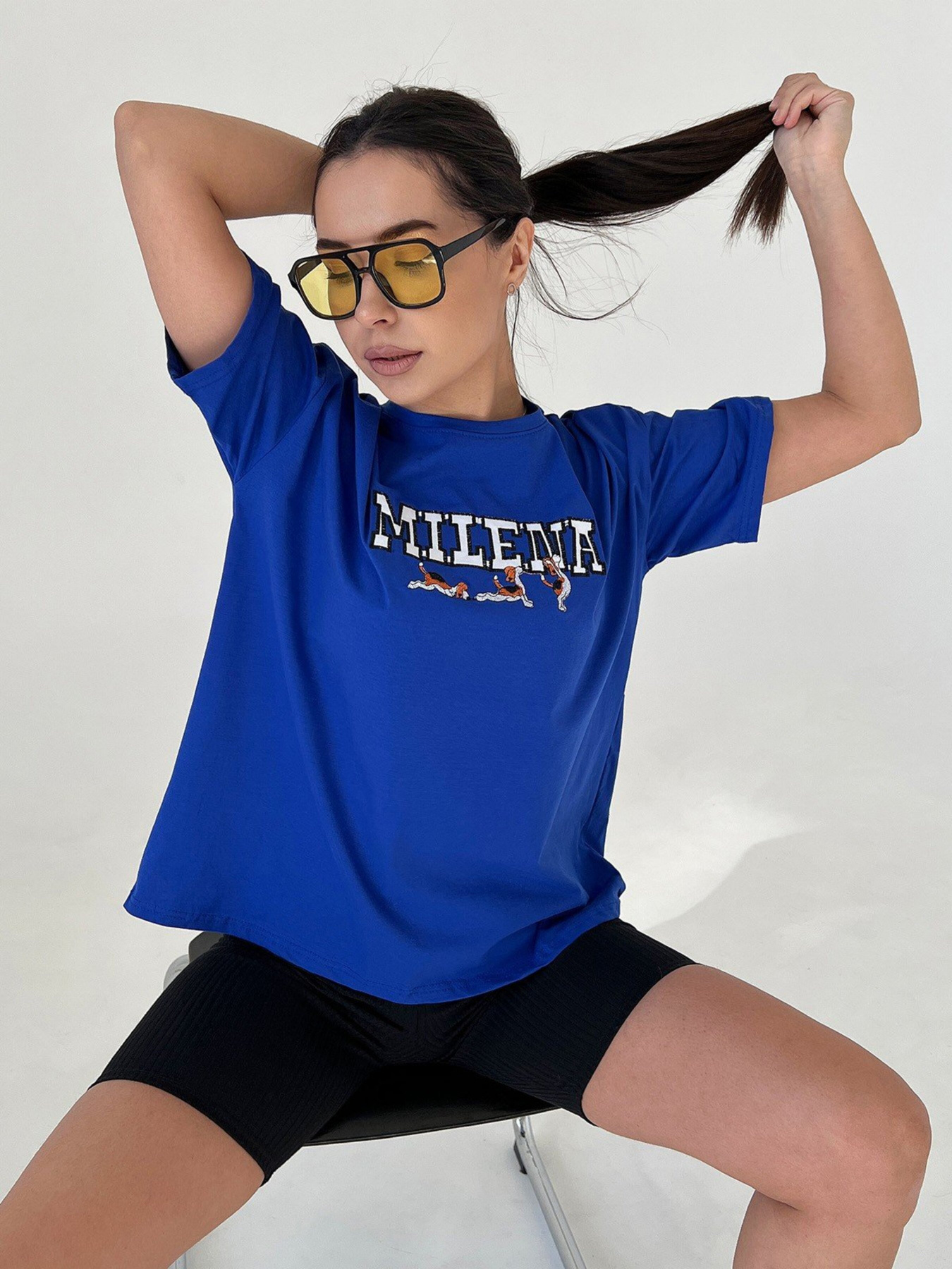 Футболка ISSA Plus модель WN20-456_blue Фото