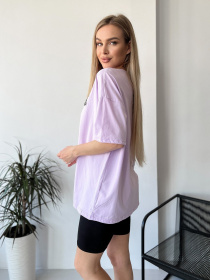 Футболка ISSA Plus модель WN20-456_lilac Фото