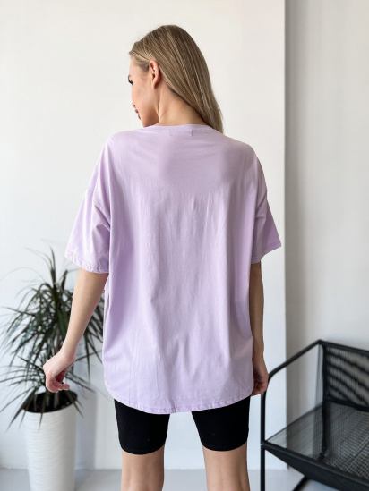 Футболка ISSA Plus модель WN20-456_lilac — фото 3 - INTERTOP