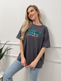 Футболка ISSA Plus модель WN20-456_darkgray Фото