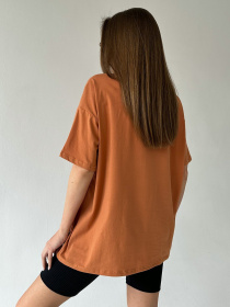Футболка ISSA Plus модель WN20-456_terracotta Фото