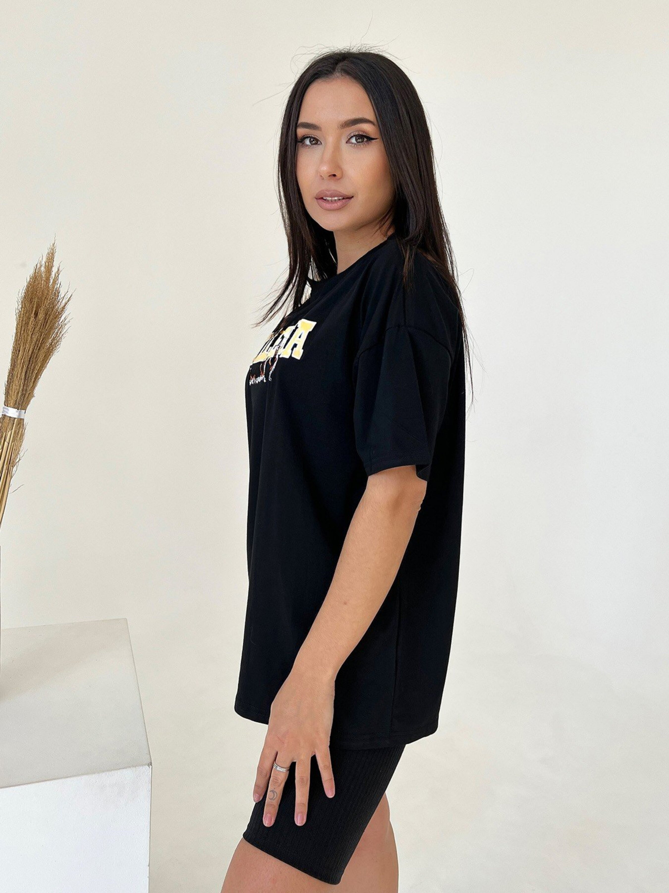 Футболка ISSA Plus модель WN20-456_black Фото