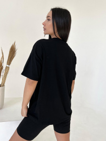 Футболка ISSA Plus модель WN20-456_black Фото