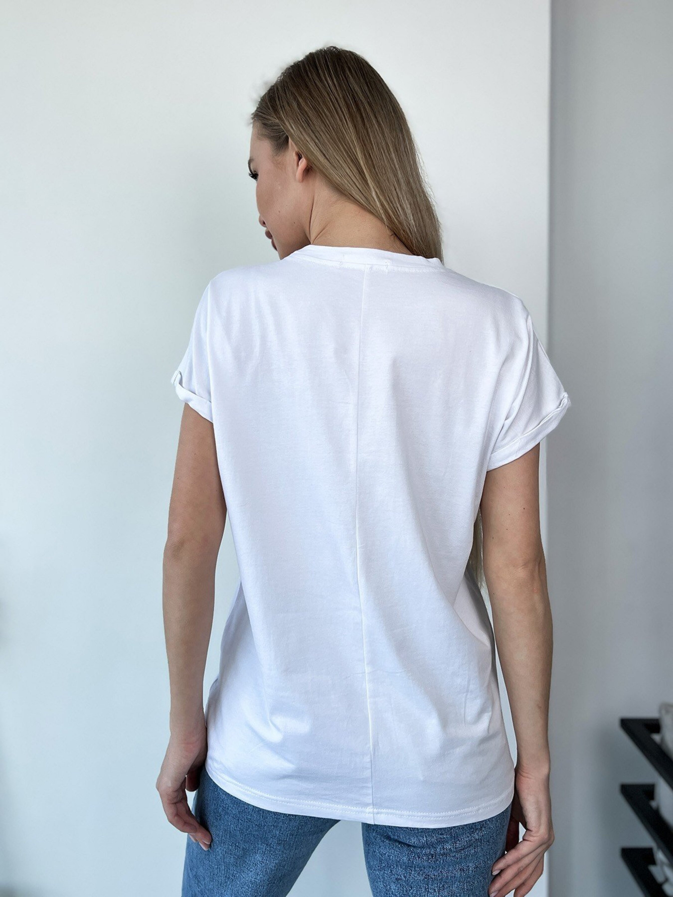 Футболка ISSA Plus модель WN20-457_white Фото