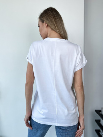 Футболка ISSA Plus модель WN20-457_white Фото