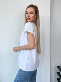 Футболка ISSA Plus модель WN20-457_white Фото