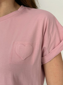 Футболка ISSA Plus модель WN20-457_pink Фото
