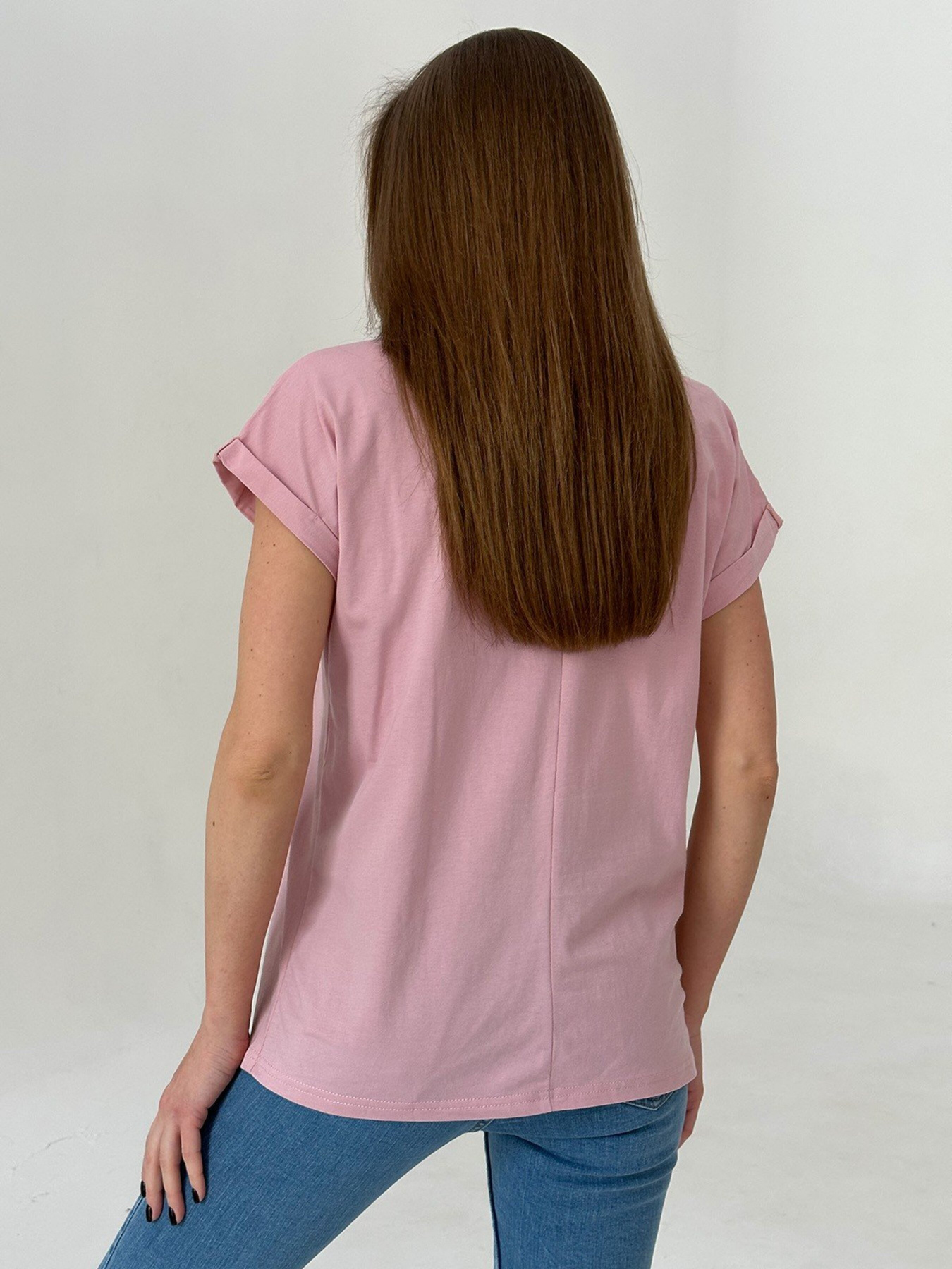 Футболка ISSA Plus модель WN20-457_pink Фото