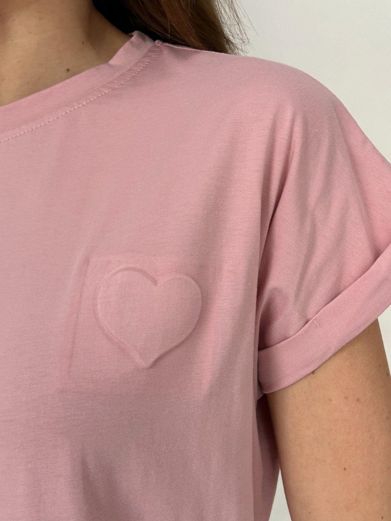 Футболка ISSA Plus модель WN20-457_pink Фото