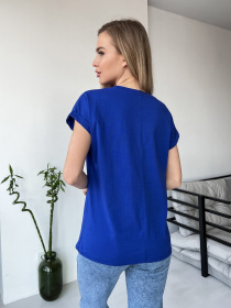 Футболка ISSA Plus модель WN20-457_blue Фото