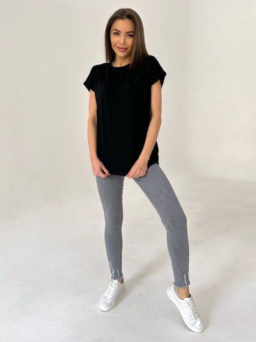 Футболка ISSA Plus модель WN20-457_black Фото