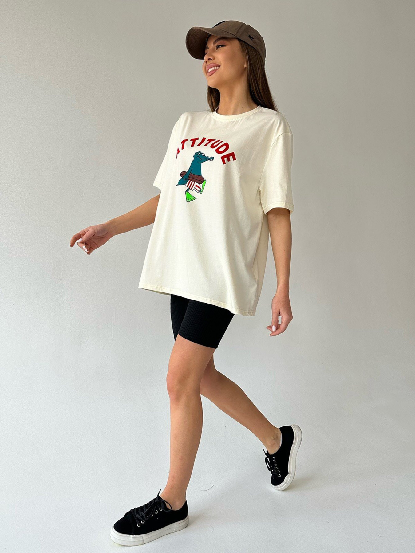 Футболка ISSA Plus модель WN20-458_beige Фото