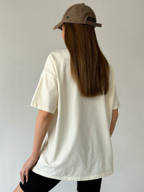 Футболка ISSA Plus модель WN20-458_beige Фото