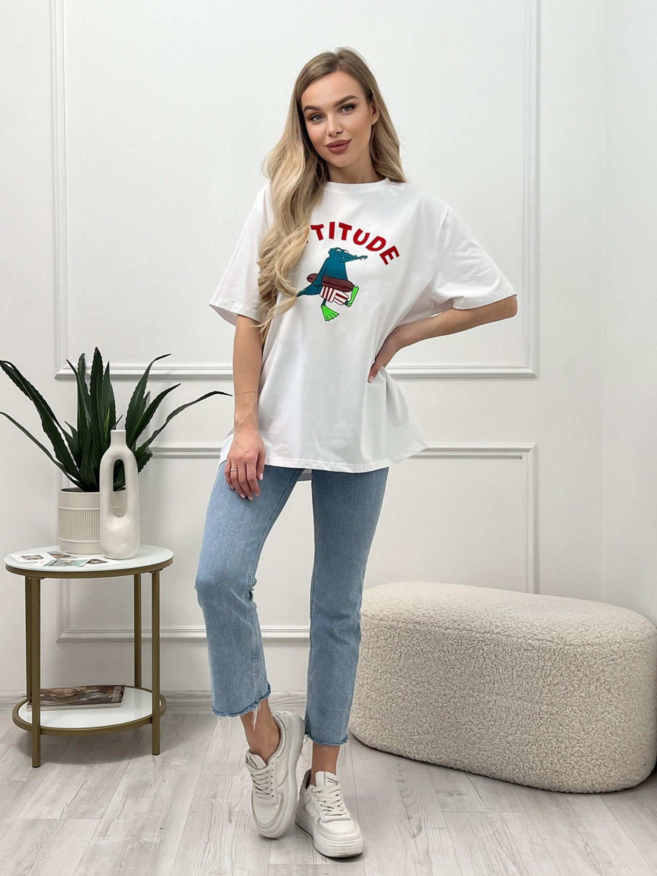 Футболка ISSA Plus модель WN20-458_white Фото