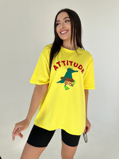 Футболка ISSA Plus модель WN20-458_yellow - фото