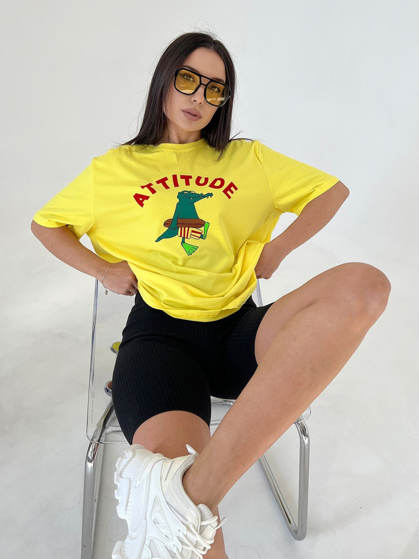 Футболка ISSA Plus модель WN20-458_yellow Фото