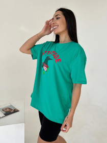 Футболка ISSA Plus модель WN20-458_green Фото