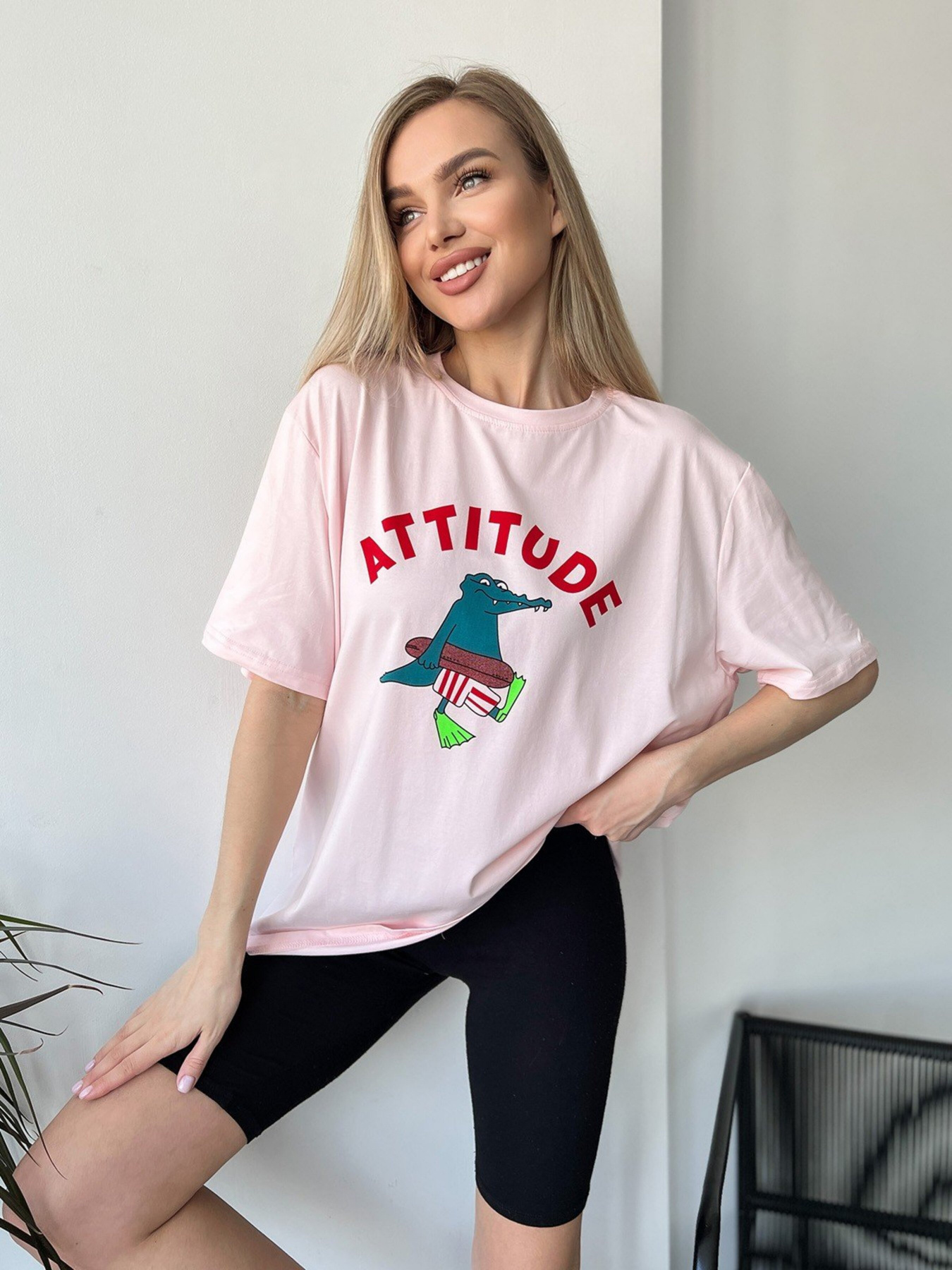 Футболка ISSA Plus модель WN20-458_pink Фото