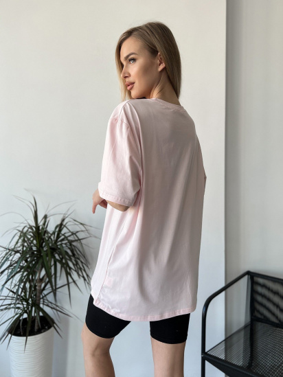 Футболка ISSA Plus модель WN20-458_pink — фото 3 - INTERTOP