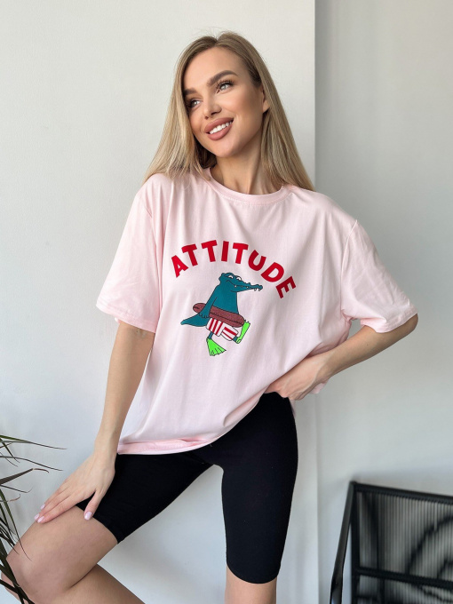 Футболка ISSA Plus модель WN20-458_pink Фото