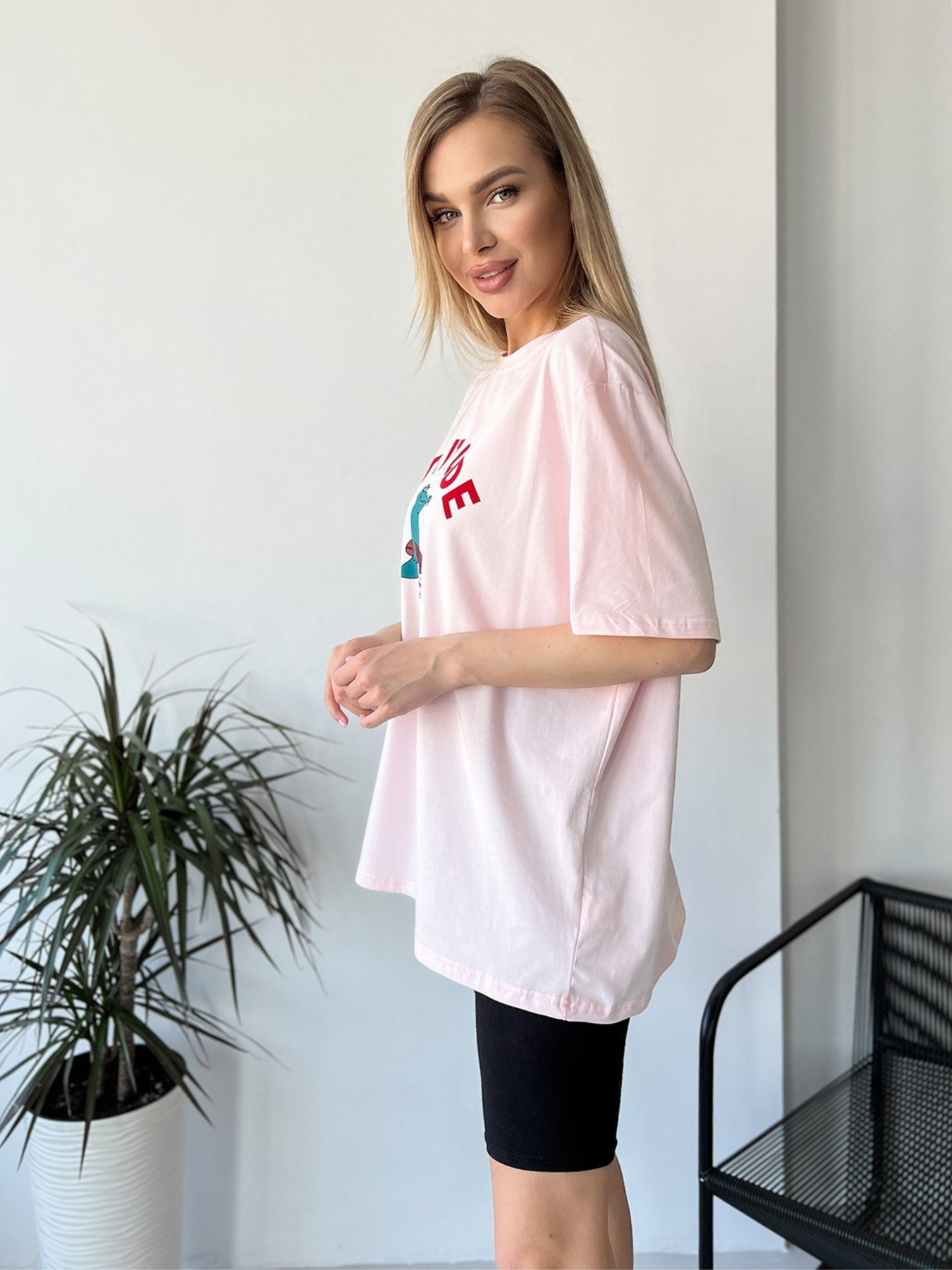 Футболка ISSA Plus модель WN20-458_pink Футболка ISSA Plus модель WN20-458_pink Фото