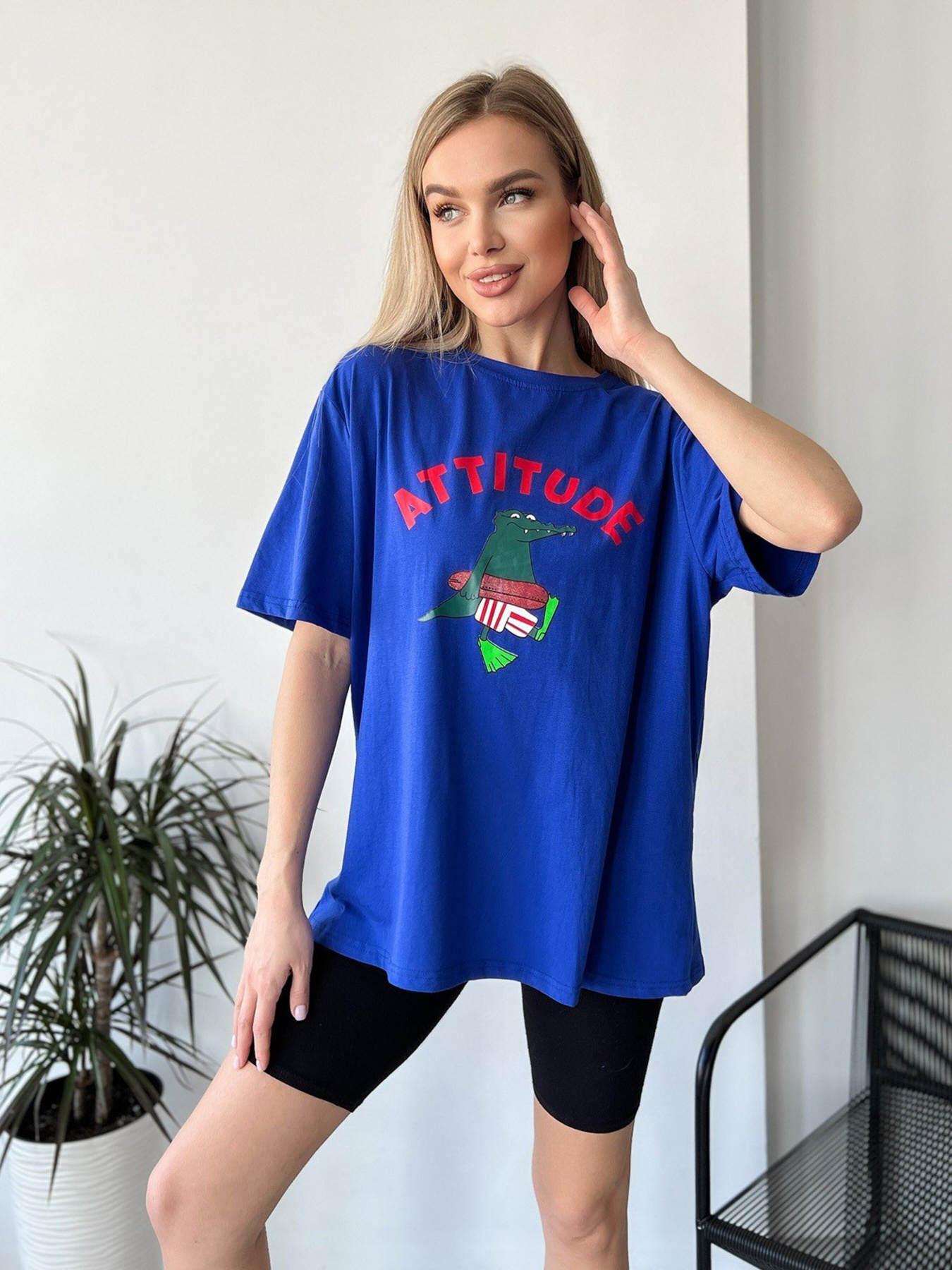 Футболка ISSA Plus модель WN20-458_blue Фото