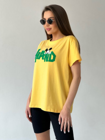 Футболка ISSA Plus модель WN20-459_yellow Фото