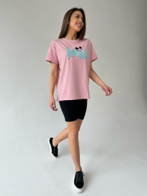 Футболка ISSA Plus модель WN20-459_pink Фото