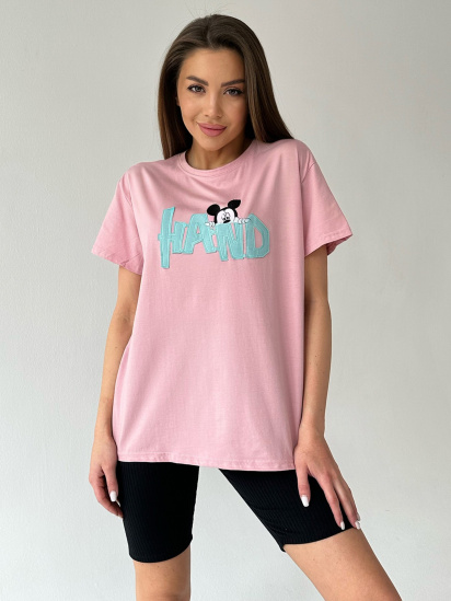 Футболка ISSA Plus модель WN20-459_pink - фото