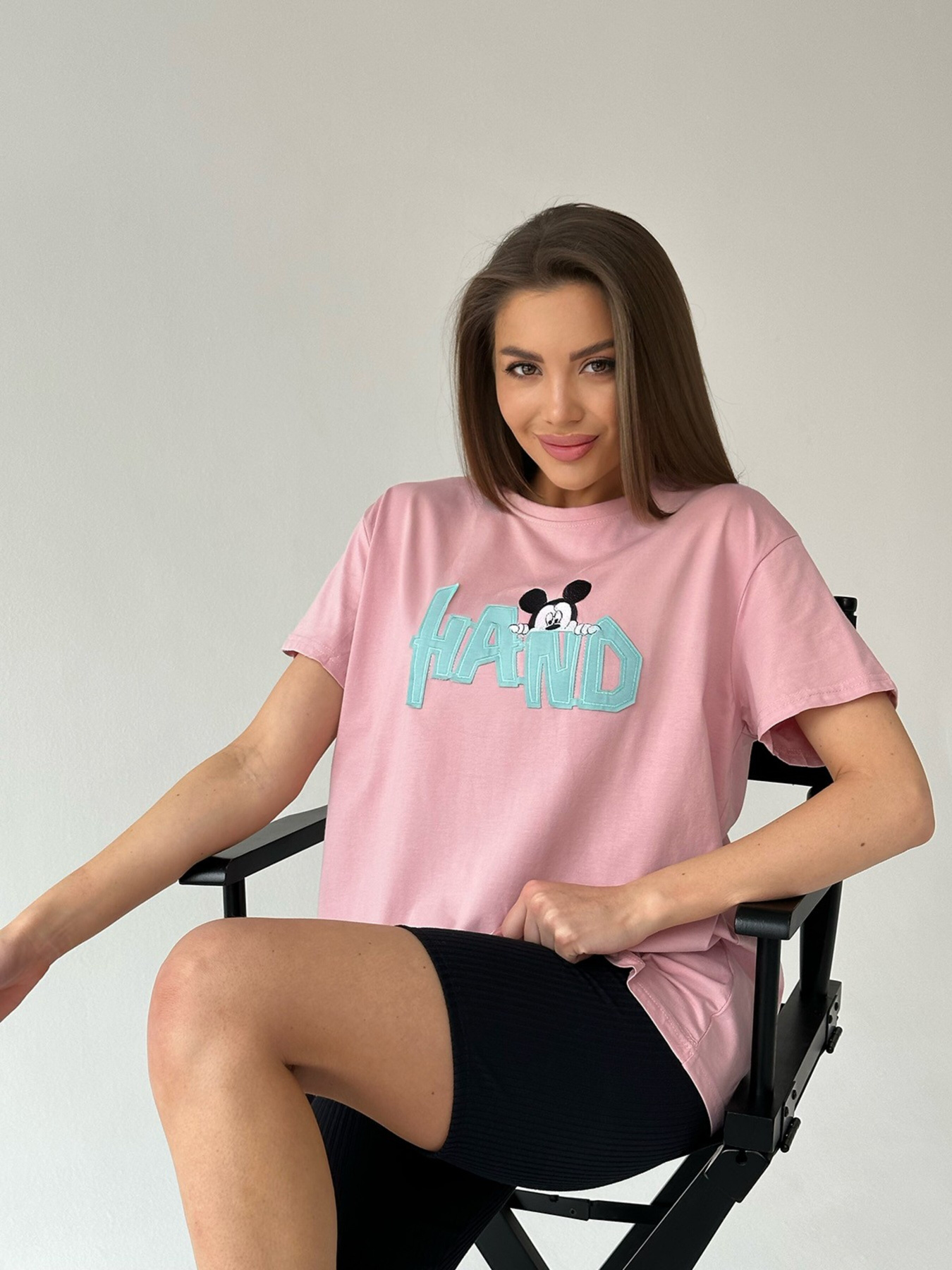 Футболка ISSA Plus модель WN20-459_pink Фото