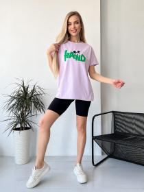 Футболка ISSA Plus модель WN20-459_lilac Фото